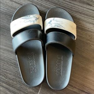 VSPINK Black marble pool slides